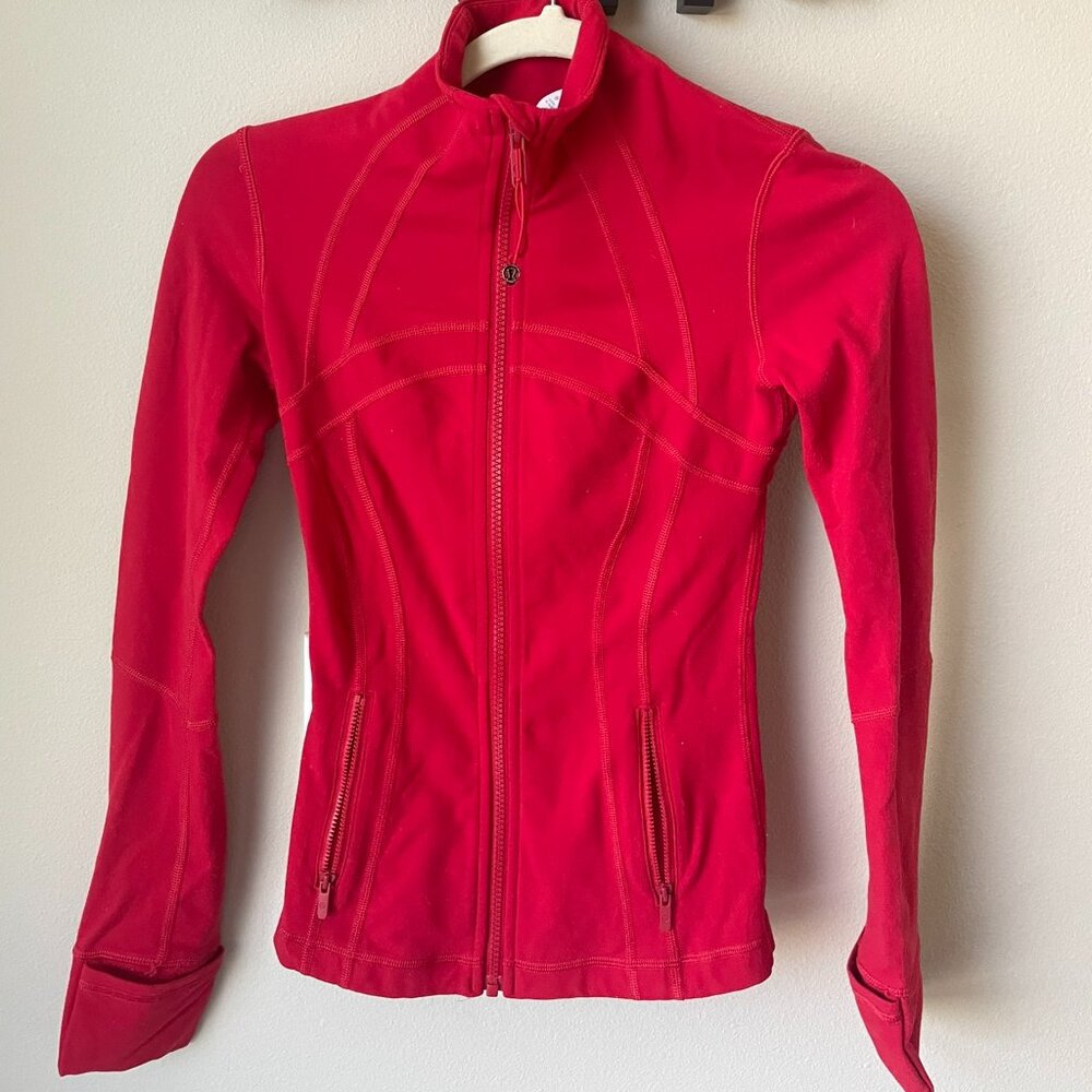 Lululemon Define Jacket Red Size 0
